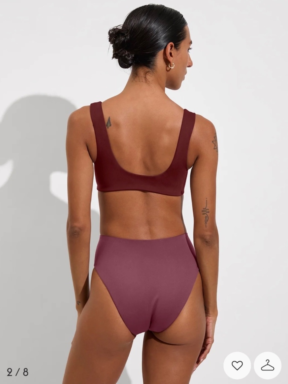 LEFT ON FRIDAY - Desert Plum Hi Hi Bottoms, Small - Picture 3 of 8